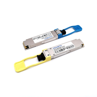 100G QSFP28 트랜시버와 LC 듀플렉스 커넥터 데이터 레이트 최대 100G