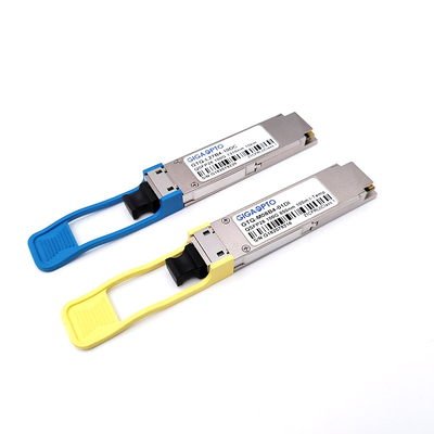 데이터 센터/전자통신/기업 네트워크용 QSFP28 LR4 100G 단일 모드 광섬유 송신기