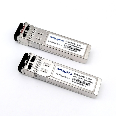 100000시간 MTBF 및 25g 무게의 LC 커넥터 섬유 채널 SFP